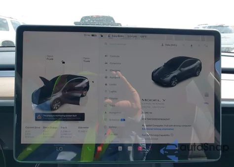 2023 Tesla Model Y from USA, damaged, VIN 7SAYGDEEXPA042147